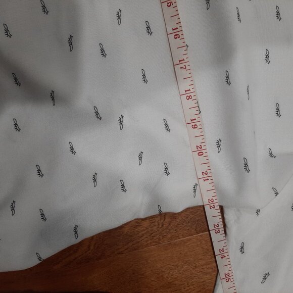 Fox motif boutique button up blouse made in Montreal - Picture 8 of 9